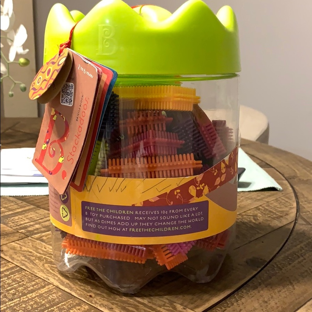 B Stackadoos Bristle blocks